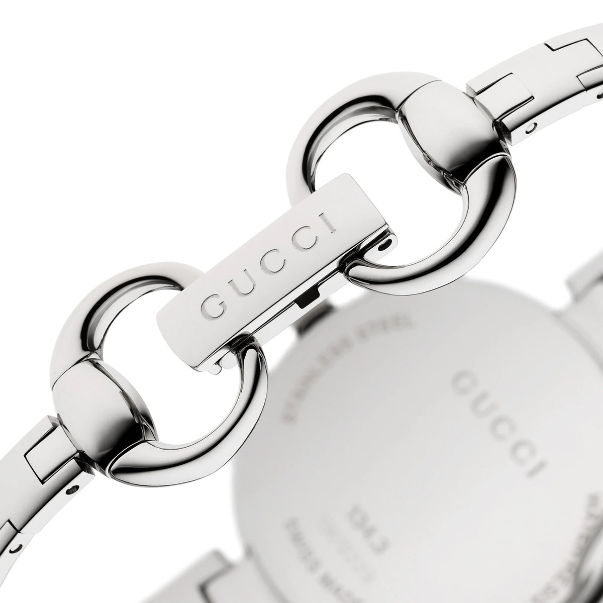  Shop Authentic Gucci Guccissima Brown Dial Silver Steel Strap Watch For Women - YA134302 - Luxxuri