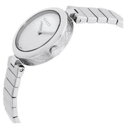  Shop Authentic Gucci Diamantissima Quartz White Dial Silver Steel Strap Watch For Women - YA141402 - Luxxuri