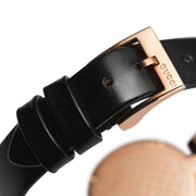  Shop Authentic Gucci Diamantissima Quartz Black Dial Black Leather Strap Watch for Women - YA141501 - Luxxuri