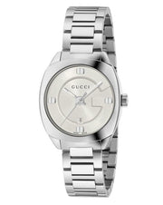  Shop Authentic Gucci GG2570 White Dial Silver Steel Strap Watch For Women - YA142502 - Luxxuri