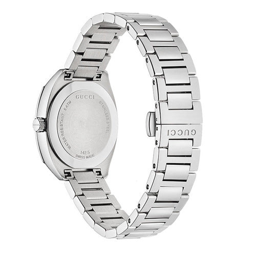  Shop Authentic Gucci GG2570 Diamonds Silver Dial Silver Steel Strap Watch For Women - YA142505 - Luxxuri