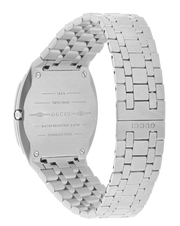  Shop Authentic Gucci 25H Quartz Silver Dial Silver Steel Strap Watch For Women - YA163402 - Luxxuri