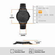  Shop Authentic Armani Exchange Cayde Analog Black Dial Black Steel Strap Watch For Men - AX2701 - Luxxuri