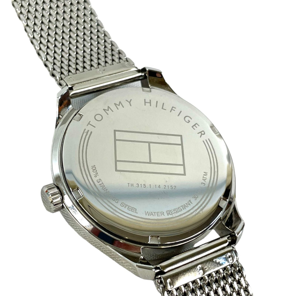  Shop Authentic Tommy Hilfiger Oliver Quartz Blue Dial Silver Mesh Bracelet Watch for Men - 1791302 - Luxxuri