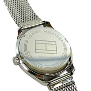  Shop Authentic Tommy Hilfiger Oliver Quartz Blue Dial Silver Mesh Bracelet Watch for Men - 1791302 - Luxxuri