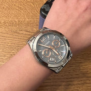  Shop Authentic Fossil Perfect Boyfriend Mother of Pearl Blue Dial Silver Steel Strap Watch for Women - ES3880 - Luxxuri