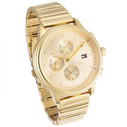  Shop Authentic Tommy Hilfiger Blake White Dial Gold Steel Strap Watch for Women - 1781905 - Luxxuri