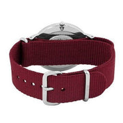  Shop Authentic Daniel Wellington Classic Roselyn Black Dial Maroon Nylon Strap Watch For Women - DW00100274 - Luxxuri