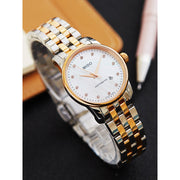  Shop Authentic Mido Baroncelli III Automatic Mother of Pearl White Dial Two Tone Steel Strap Watch For Women - M7600.9.69.1 - Luxxuri