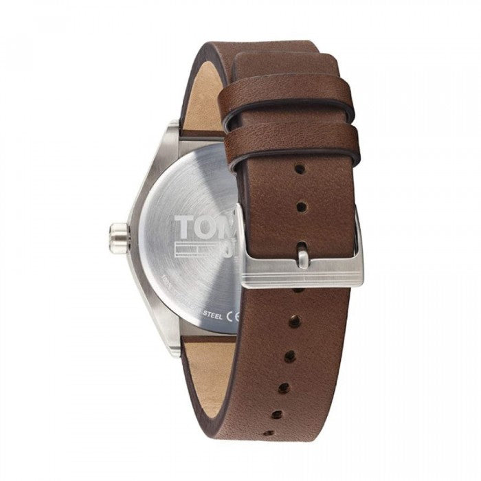  Shop Authentic Tommy Hilfiger Monogram Pop Quartz Silver Dial Brown Leather Strap Watch For Men - 1791772 - Luxxuri