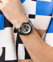  Shop Authentic Guess Legacy White Dial Black Rubber Strap Watch For Men - W1049G3 - Luxxuri