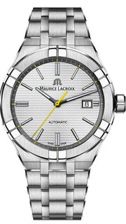 Shop Authentic Maurice Lacroix Aikon Automatic Grey Dial Silver Steel Strap Watch For Men - AI6008-SS00F-231-A - Luxxuri