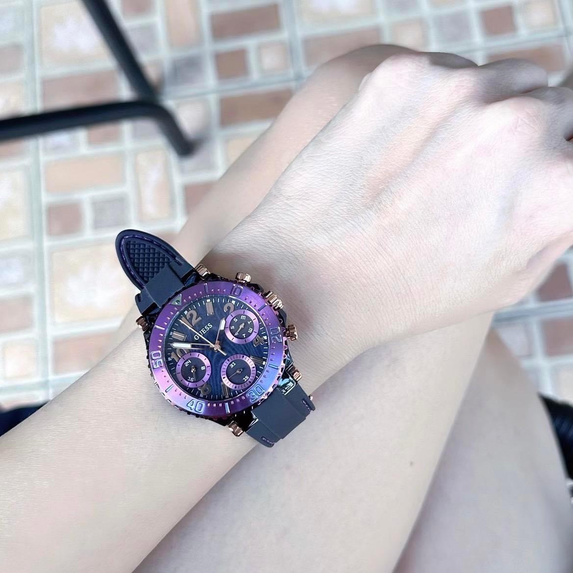  Shop Authentic Guess Cosmic Multifunction Blue Dial Blue Silicone Strap Watch For Women - GW0466L2 - Luxxuri