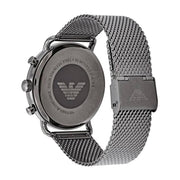  Shop Authentic Emporio Armani Aviator Brown Dial Grey Mesh Bracelet Watch For Men - AR11141 - Luxxuri