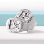  Shop Authentic Guess Phoenix Multi Function Silver Dial White Rubber Strap Watch for Men - GW0203G1 - Luxxuri