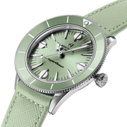  Shop Authentic Breitling Superocean Heritage '57 Pastel Paradise Green Dial Green Leather Strap Watch for Women - A10340361L1X1 - Luxxuri