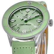  Shop Authentic Breitling Superocean Heritage '57 Pastel Paradise Green Dial Green Leather Strap Watch for Women - A10340361L1X1 - Luxxuri