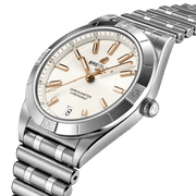  Shop Authentic Breitling Chronomat Automatic 36 White Dial Silver Steel Strap Watch for Women - A10380101A2A1 - Luxxuri