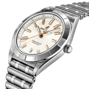  Shop Authentic Breitling Chronomat Automatic 36 White Dial Silver Steel Strap Watch for Women - A10380101A2A1 - Luxxuri