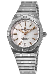  Shop Authentic Breitling Chronomat 36 Mother of Pearl Dial Silver Steel Strap Watch for Women - A10380101A4A1 - Luxxuri