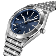  Shop Authentic Breitling Chronomat Automatic 36 Blue Dial Silver Steel Strap Watch for Women - A10380101C1A1 - Luxxuri