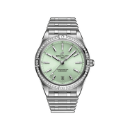  Shop Authentic Breitling Chronomat Automatic 36 Diamonds Green Dial Two Tone Steel Strap Watch for Women - A10380591L1A1 - Luxxuri