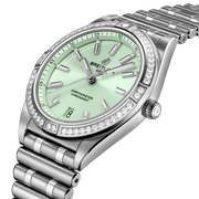  Shop Authentic Breitling Chronomat Automatic 36 Diamonds Green Dial Two Tone Steel Strap Watch for Women - A10380591L1A1 - Luxxuri