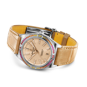  Shop Authentic Breitling Chronomat Automatic 36 South Sea Brown Dial Brown Leather Strap Watch for Women - A10380611A1P1 - Luxxuri