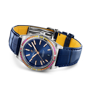  Shop Authentic Breitling Chronomat Automatic 36 South Sea Blue Dial Blue Leather Strap Watch for Women - A10380611C1P1 - Luxxuri