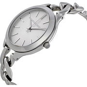  Shop Authentic Michael Kors Slim Runway Silver Dial Silver Steel Strap Watch for Women - MK3279 - Luxxuri