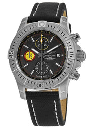  Shop Authentic Breitling Avenger Chronograph 45mm Swiss Air Force Team Black Dial Black Nylon Strap Watch for Men - A133171A1B1X1 - Luxxuri