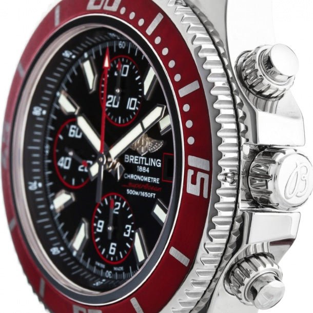  Shop Authentic Breitling Superocean Chronograph II Limited Edition 44mm Automatic Mens Watch - A1334102/BA86 - Luxxuri