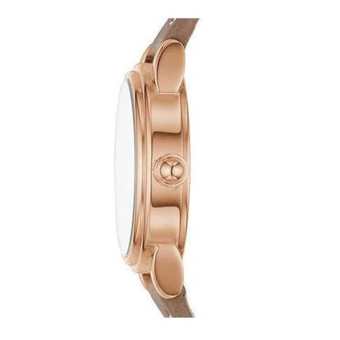  Shop Authentic Marc Jacobs Corie White Dial Brown Leather Strap Watch for Women - MJ1581 - Luxxuri