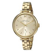  Shop Authentic Marc Jacobs Sally Champagne Gold Dial Gold Steel Strap Watch for Women - MBM3363 - Luxxuri