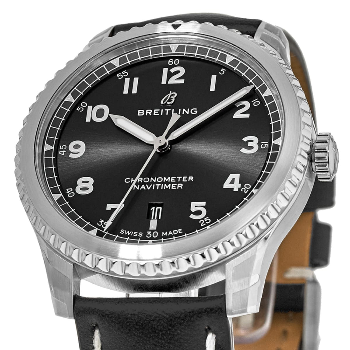  Shop Authentic Breitling Navitimer 8 Automatic 41mm Stainless Steel Black Dial Mens Watch - A17314101B1X1 - Luxxuri
