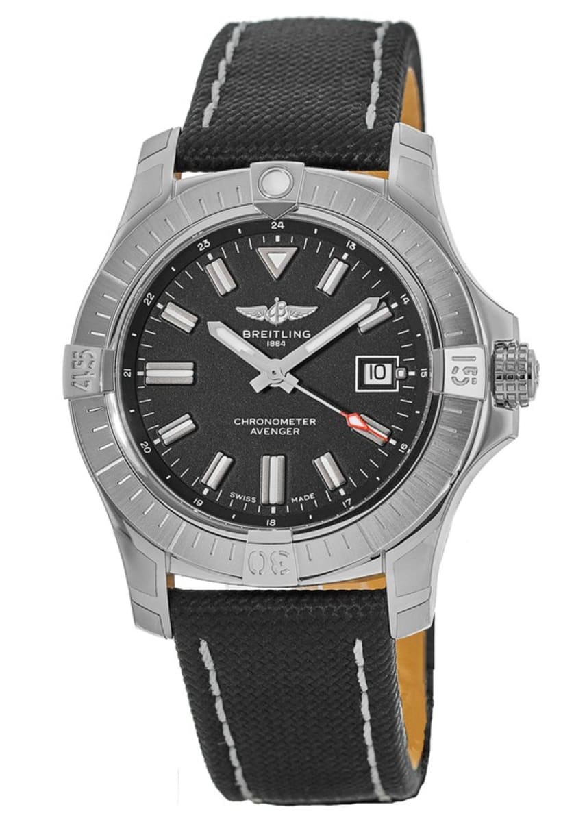  Shop Authentic Breitling Avenger Automatic 43mm Black Dial Black Nylon Strap Watch for Men - A17318101B1X2 - Luxxuri