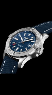  Shop Authentic Breitling Avenger Automatic 43 Blue Dial Blue Nylon Strap Watch for Men - A17318101C1X1 - Luxxuri