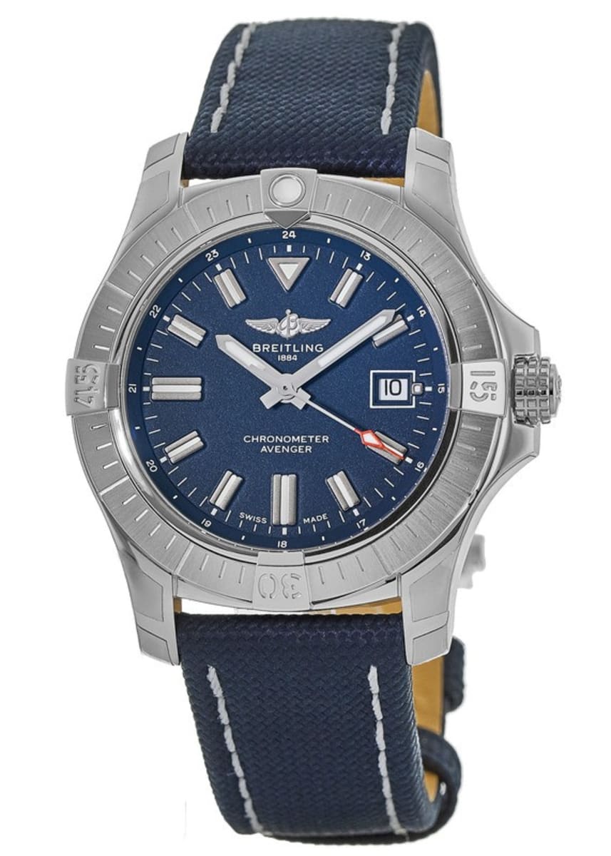  Shop Authentic Breitling Avenger Automatic 43mm Blue Dial Blue Nylon Strap Watch for Men - A17318101C1X2 - Luxxuri