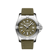  Shop Authentic Breitling Avenger Automatic GMT 43 Green Dial Green Nylon Strap Watch for Men - A17318101L1X1 - Luxxuri
