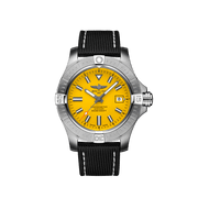  Shop Authentic Breitling Avenger Automatic 45 Seawolf Yellow Dial Black Nylon Strap Watch for Men - A17319101I1X1 - Luxxuri