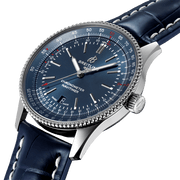  Shop Authentic Breitling Navitimer Automatic 41 Blue Dial Blue Leather Strap Watch for Men - A17326161C1P3 - Luxxuri