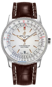 Shop Authentic Breitling Navitimer Automatic 41mm Brown Leather Strap Mens Watch - A17326211G1P1 - Luxxuri