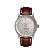  Shop Authentic Breitling Navitimer Automatic 41mm Brown Leather Strap Mens Watch - A17326211G1P1 - Luxxuri