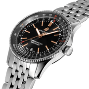  Shop Authentic Breitling Navitimer Automatic 41mm Black Dial Silver Steel Strap Watch for Men - A17326241B1A1 - Luxxuri