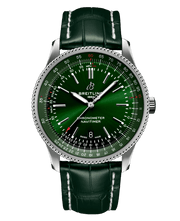  Shop Authentic Breitling Navitimer Automatic 41mm Green Dial Green Leather Strap Watch for Men - A17326361L1P1 - Luxxuri