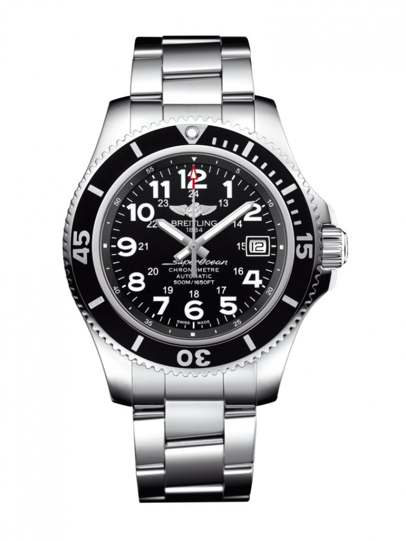  Shop Authentic Breitling Superocean II 42mm Calibre 17 Automatic Mens Watch - A17365C9 - Luxxuri
