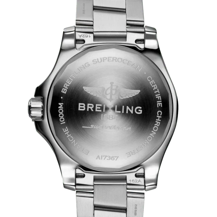  Shop Authentic Breitling Superocean Automatic 44mm Yellow Dial Silver Steel Strap Watch for Men - A17375211/1A1 - Luxxuri
