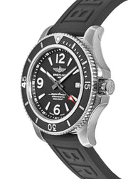  Shop Authentic Breitling Superocean II 44mm Black Dial Black Rubber Strap Watch for Men - A17367D71B1S2 - Luxxuri