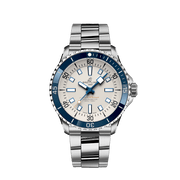  Shop Authentic Breitling Superocean Automatic 42 White Dial Green Silver Steel Strap Watch for Men - A17375E71G1A1 - Luxxuri
