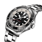  Shop Authentic Breitling Superocean Automatic 44mm Black Dial Silver Steel Strap Watch for for Men - A17376211B1A1 - Luxxuri
